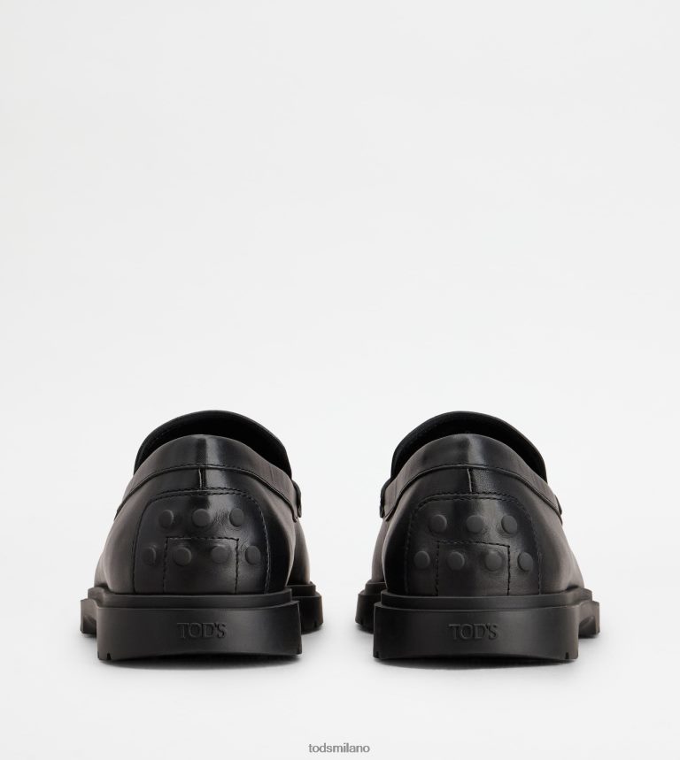uomininero Tod's mocassini in pelle P66X8B680
