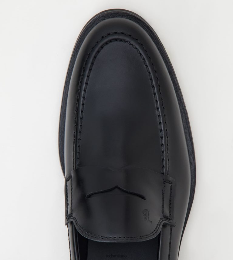 uomininero Tod's mocassini in pelle P66X8B682