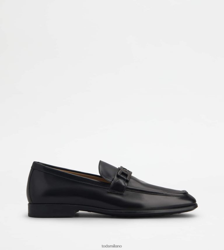 uomininero Tod's mocassini in pelle P66X8B687