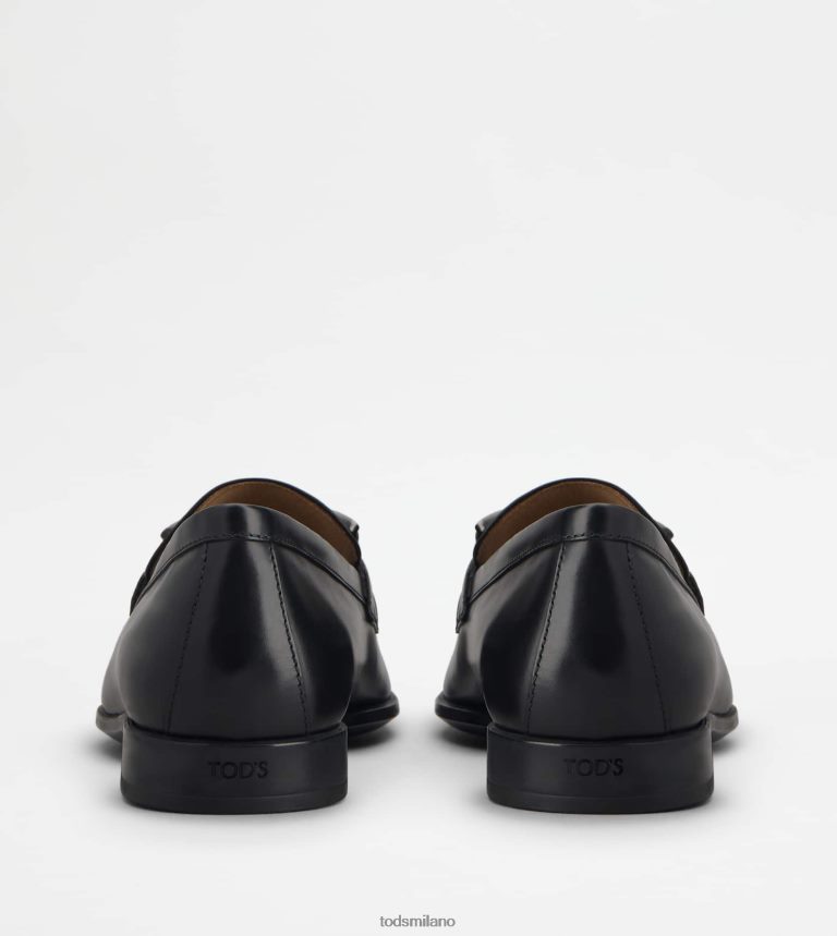 uomininero Tod's mocassini in pelle P66X8B687
