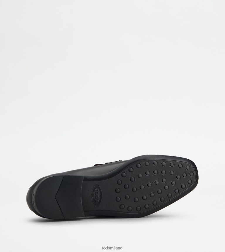 uomininero Tod's mocassini in pelle P66X8B687