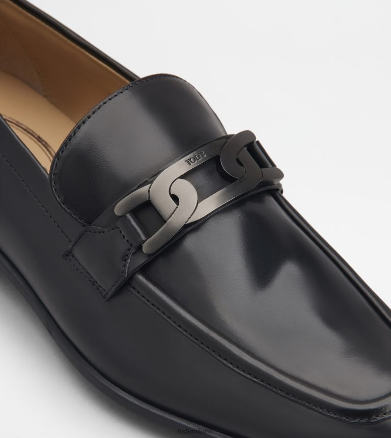 uomininero Tod's mocassini in pelle P66X8B687