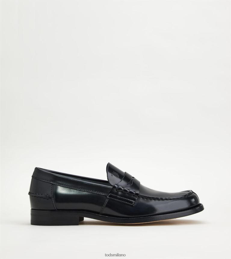 uomininero Tod's mocassini in pelle P66X8B688
