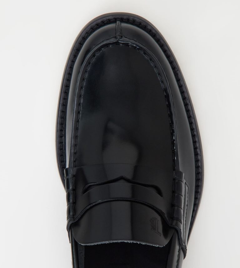 uomininero Tod's mocassini in pelle P66X8B688