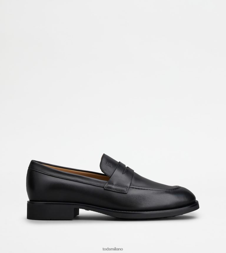 uomininero Tod's mocassini in pelle P66X8B697