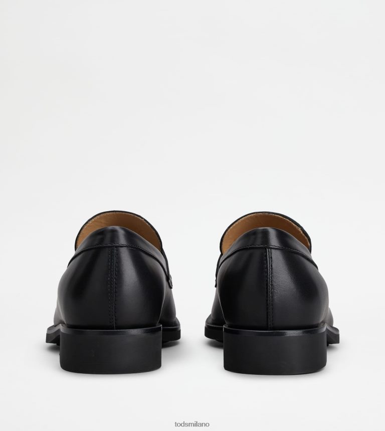 uomininero Tod's mocassini in pelle P66X8B697