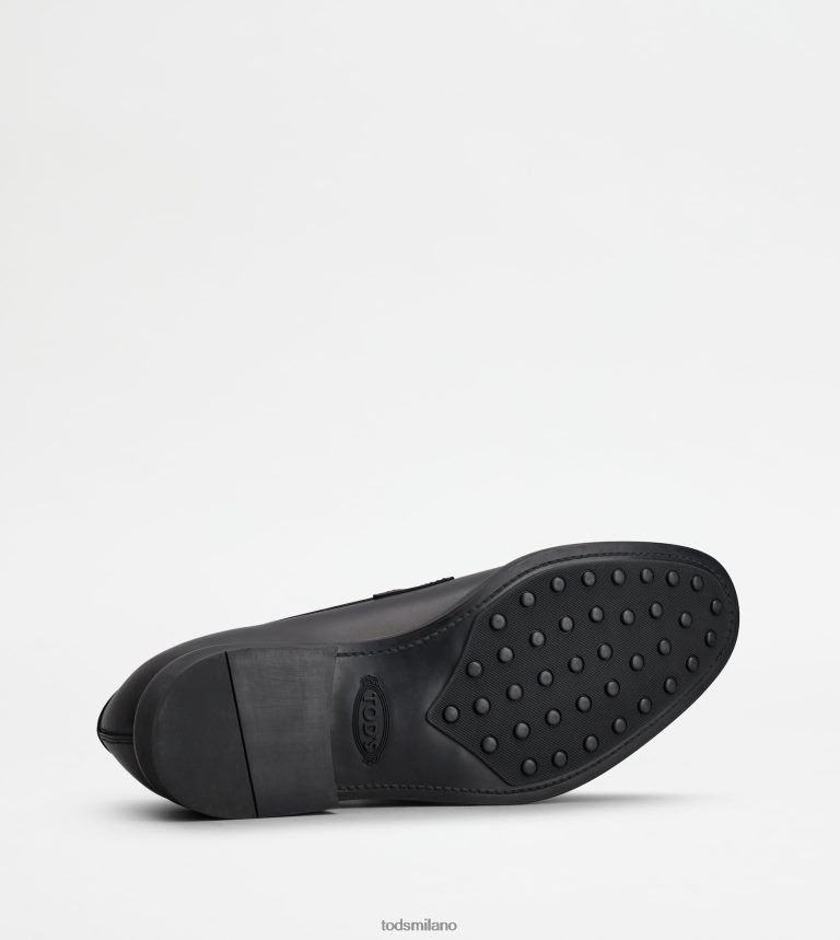 uomininero Tod's mocassini in pelle P66X8B697