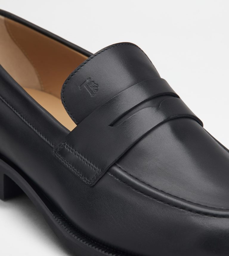 uomininero Tod's mocassini in pelle P66X8B697