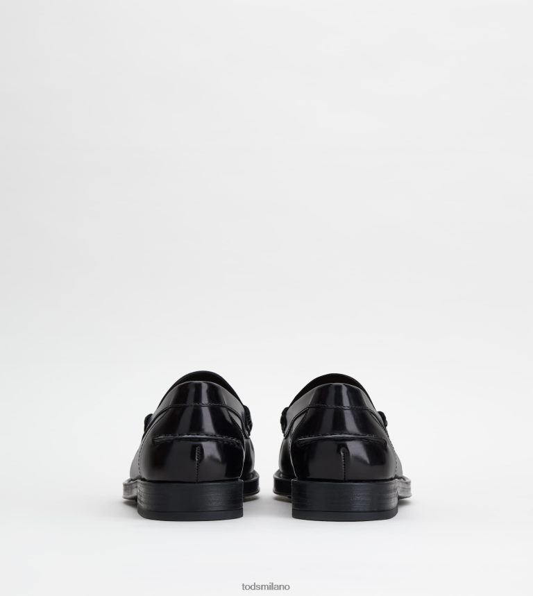 uomininero Tod's mocassini in pelle P66X8B702