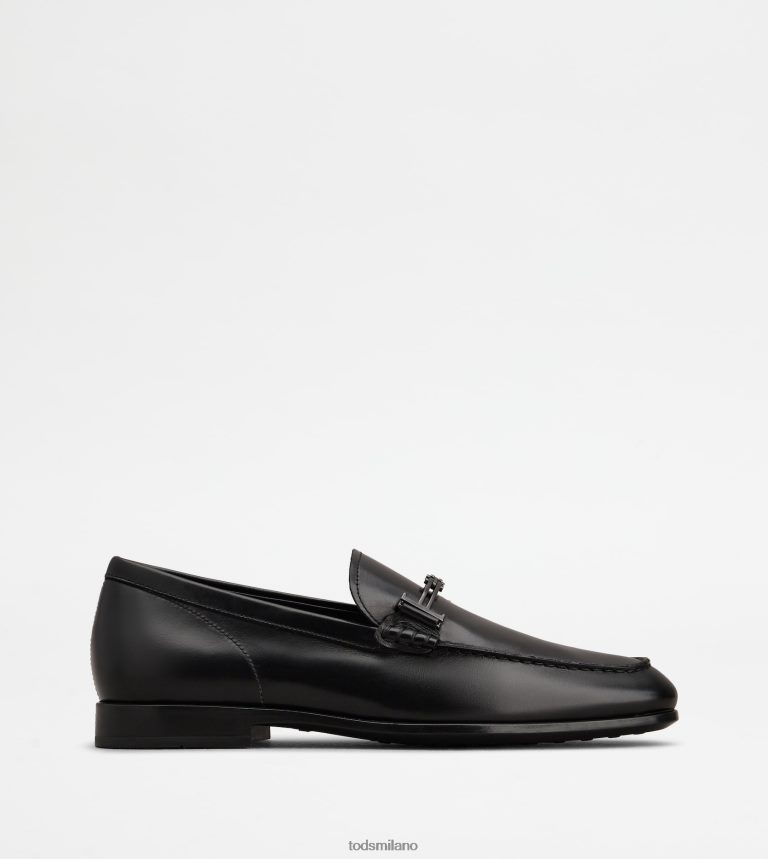 uomininero Tod's mocassini in pelle P66X8B707