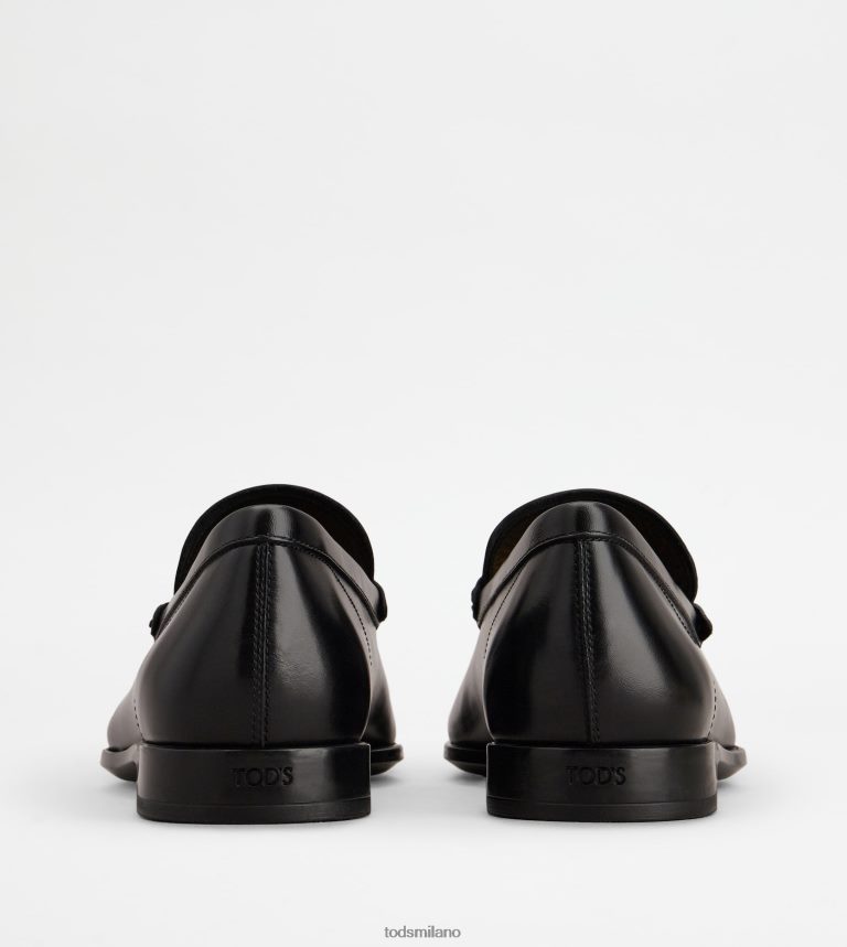 uomininero Tod's mocassini in pelle P66X8B707