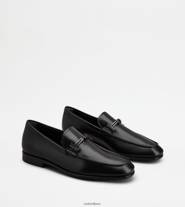 uomininero Tod's mocassini in pelle P66X8B707
