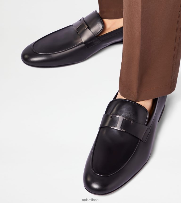 uomininero Tod's t intramontabili mocassini in pelle P66X8B665