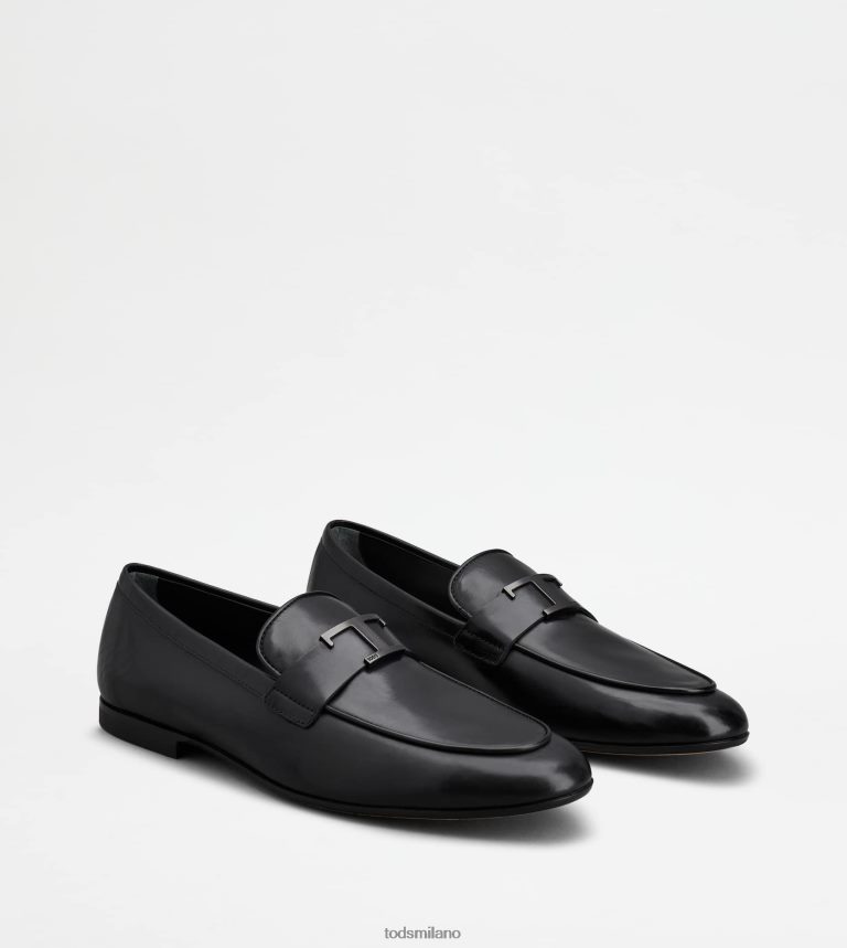 uomininero Tod's t intramontabili mocassini in pelle P66X8B665