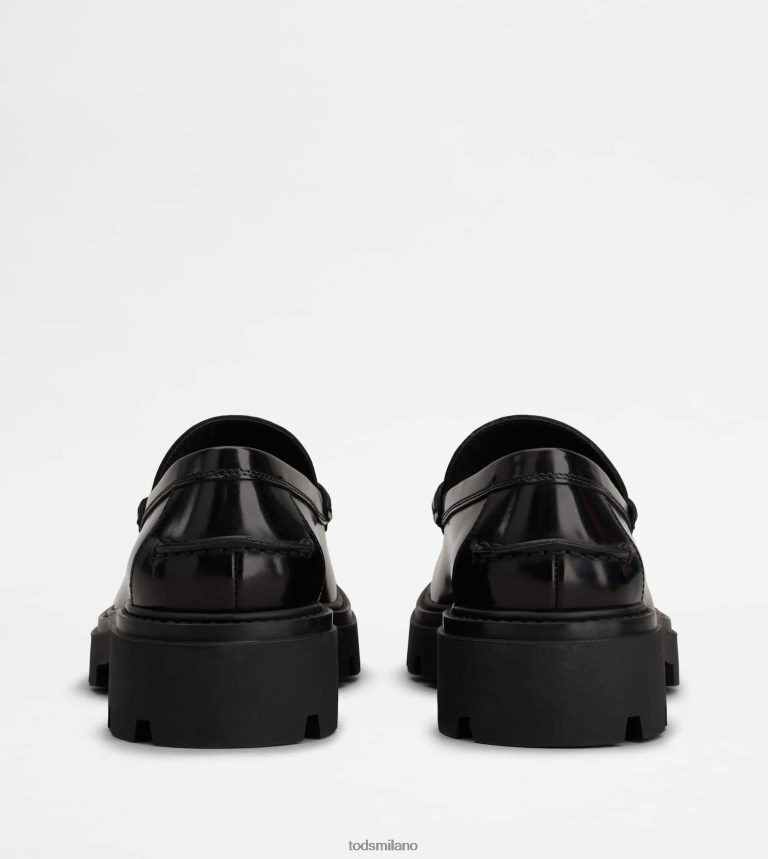 uomininero Tod's t intramontabili mocassini in pelle P66X8B670