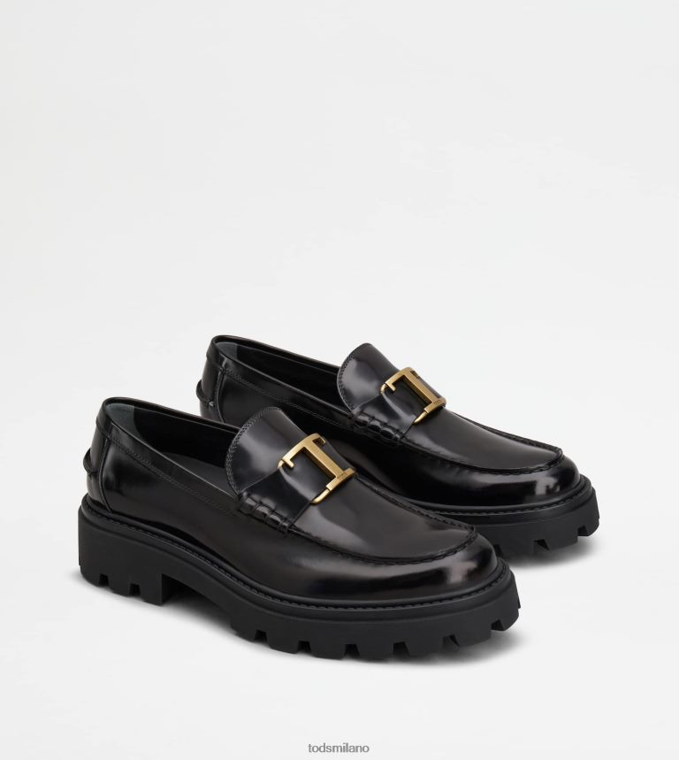 uomininero Tod's t intramontabili mocassini in pelle P66X8B670