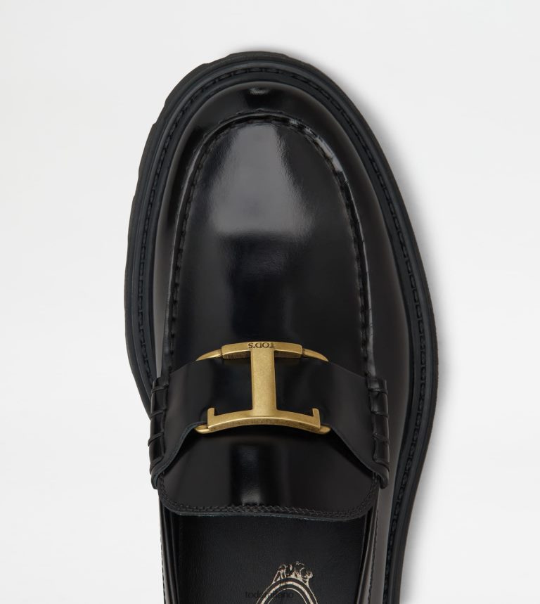 uomininero Tod's t intramontabili mocassini in pelle P66X8B670