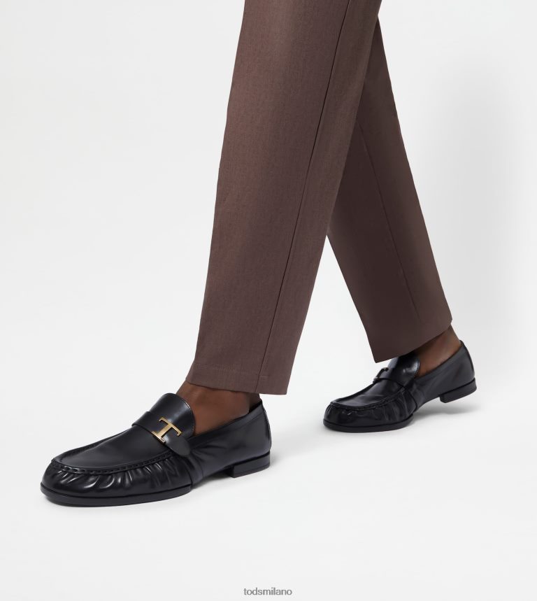 uomininero Tod's t intramontabili mocassini in pelle P66X8B676