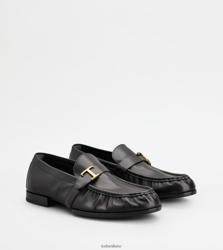 uomininero Tod's t intramontabili mocassini in pelle P66X8B676