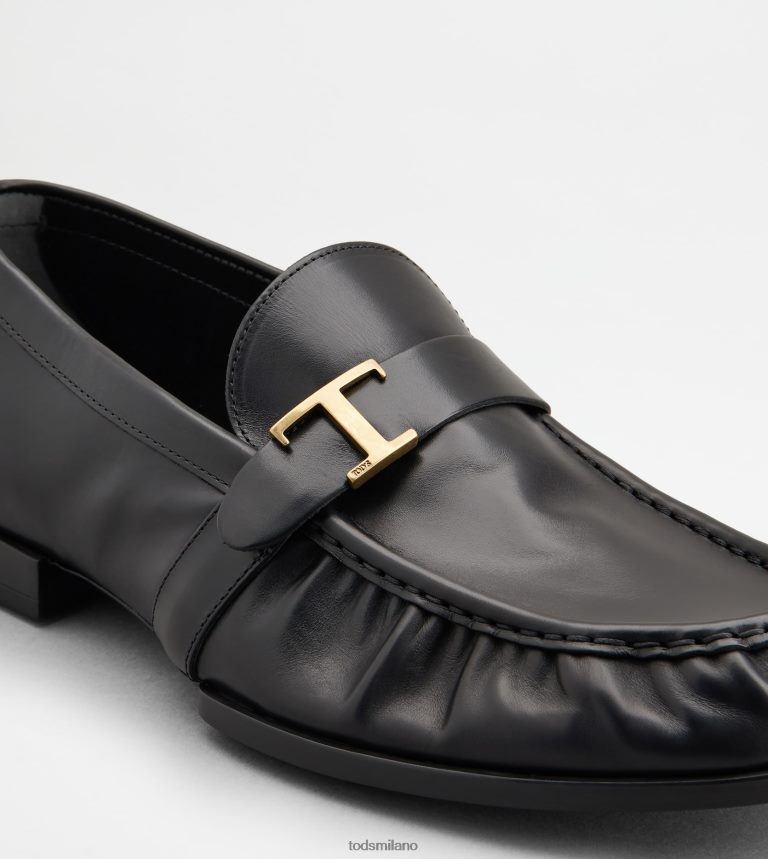 uomininero Tod's t intramontabili mocassini in pelle P66X8B676