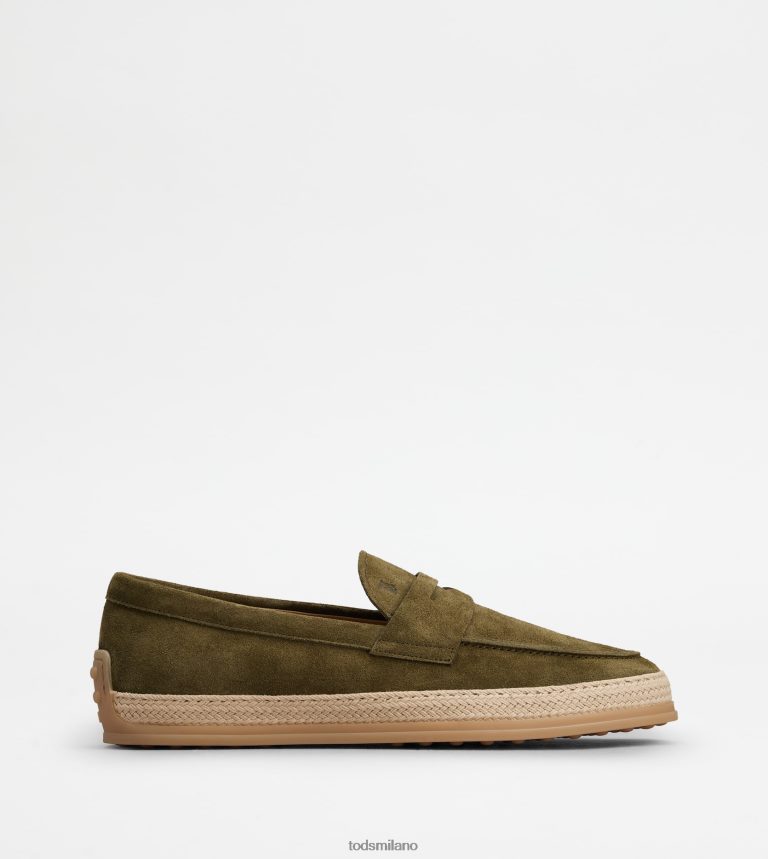 uominiverde Tod's mocassini in pelle scamosciata P66X8B646
