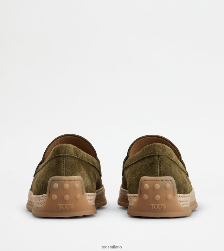 uominiverde Tod's mocassini in pelle scamosciata P66X8B646