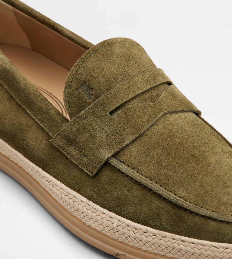 uominiverde Tod's mocassini in pelle scamosciata P66X8B646