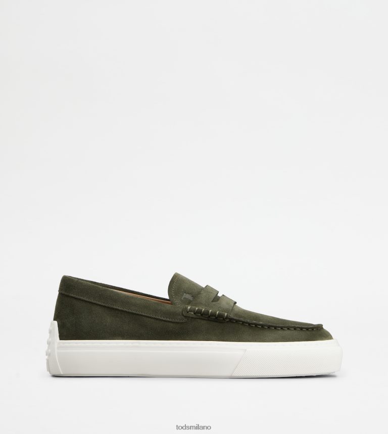 uominiverde Tod's mocassini in pelle scamosciata P66X8B661