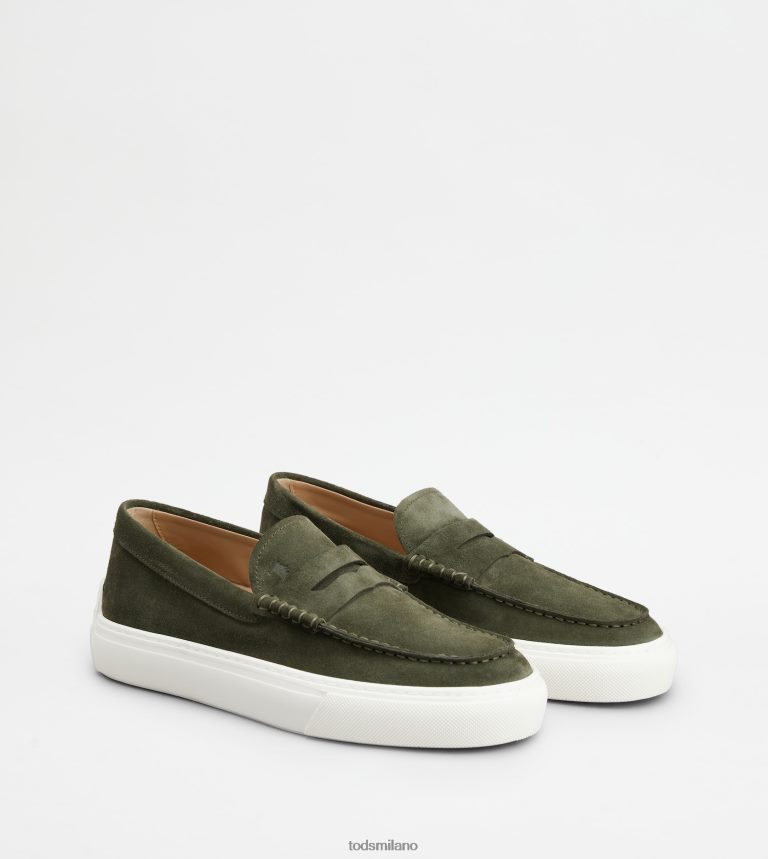 uominiverde Tod's mocassini in pelle scamosciata P66X8B661