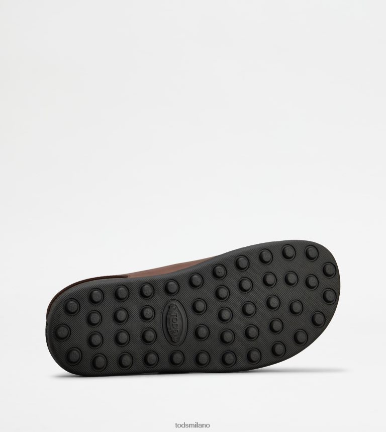 uominimarrone Tod's sandali in pelle P66X8B916