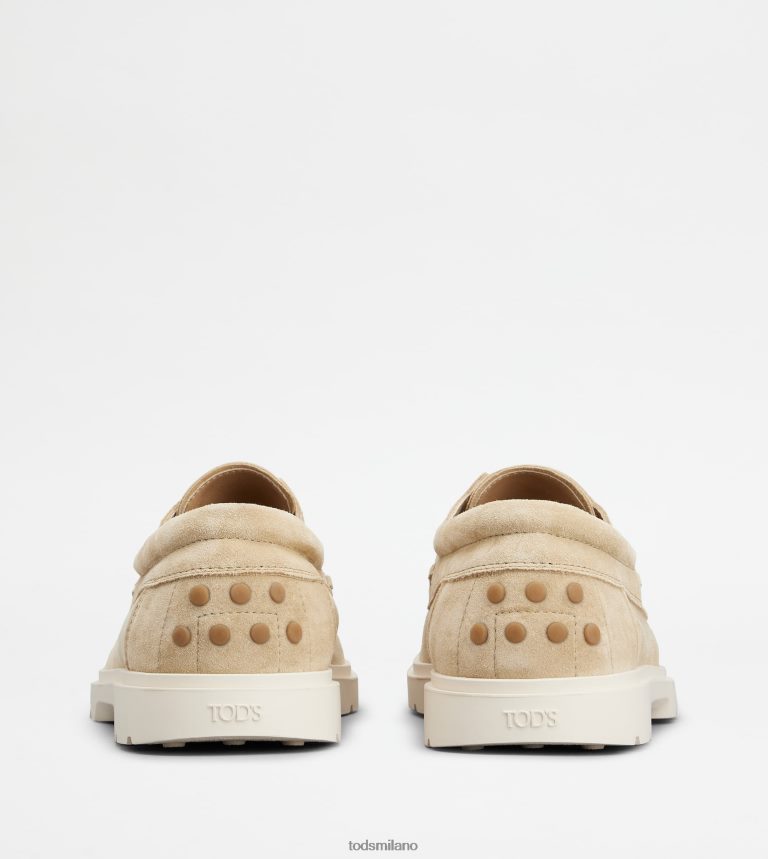 uominibeige Tod's scarpe da barca in pelle scamosciata P66X8B816