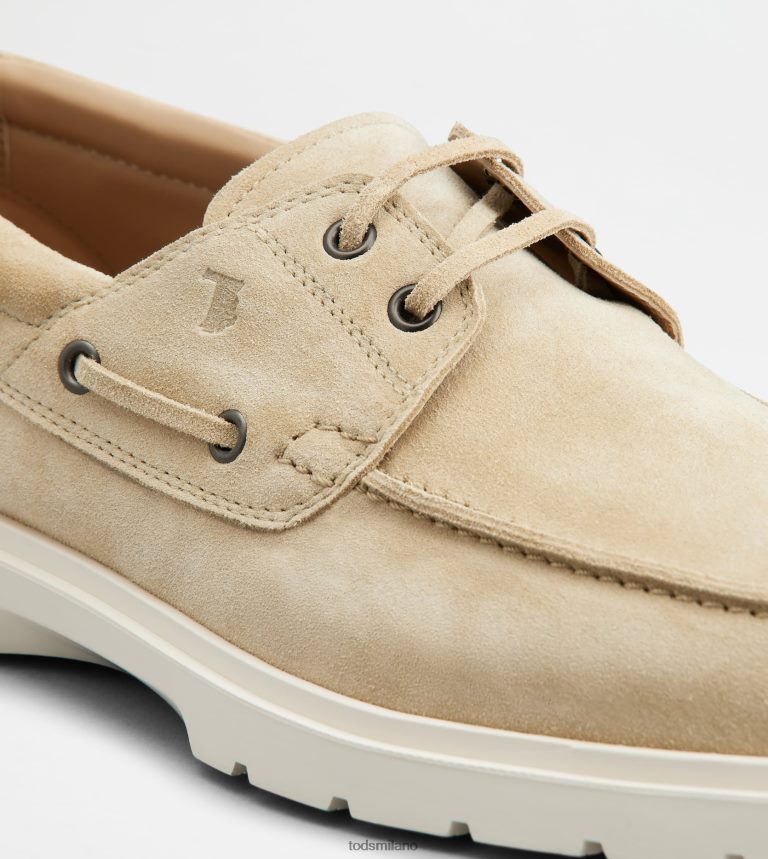 uominibeige Tod's scarpe da barca in pelle scamosciata P66X8B816