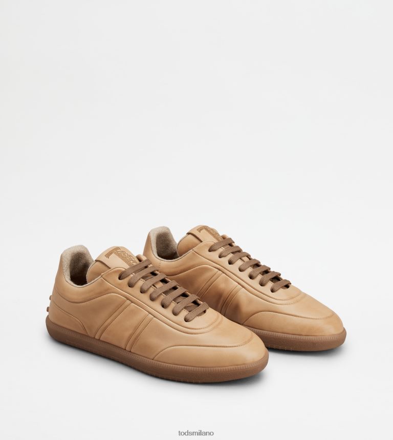 uominibeige Tod's sneakers con linguetta in pelle P66X8B833