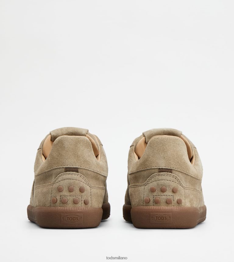 uominibeige Tod's sneakers con linguetta in pelle scamosciata P66X8B837