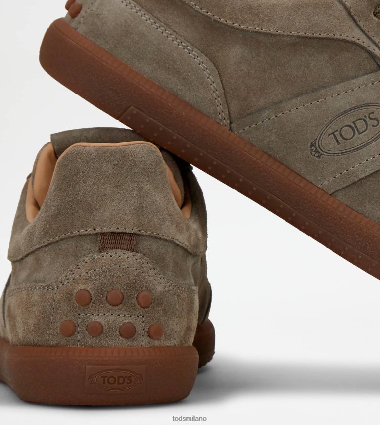 uominibeige Tod's sneakers con linguetta in pelle scamosciata P66X8B837