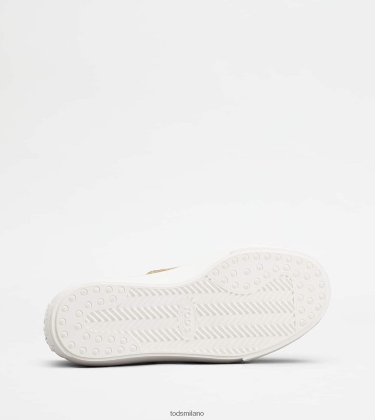 uominibeige/bianco sporco Tod's sneakers in tessuto e pelle scamosciata P66X8B852