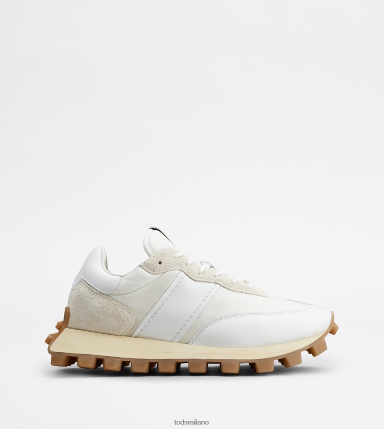 uominibianco Tod's sneakers 1t in pelle e tessuto P66X8B863