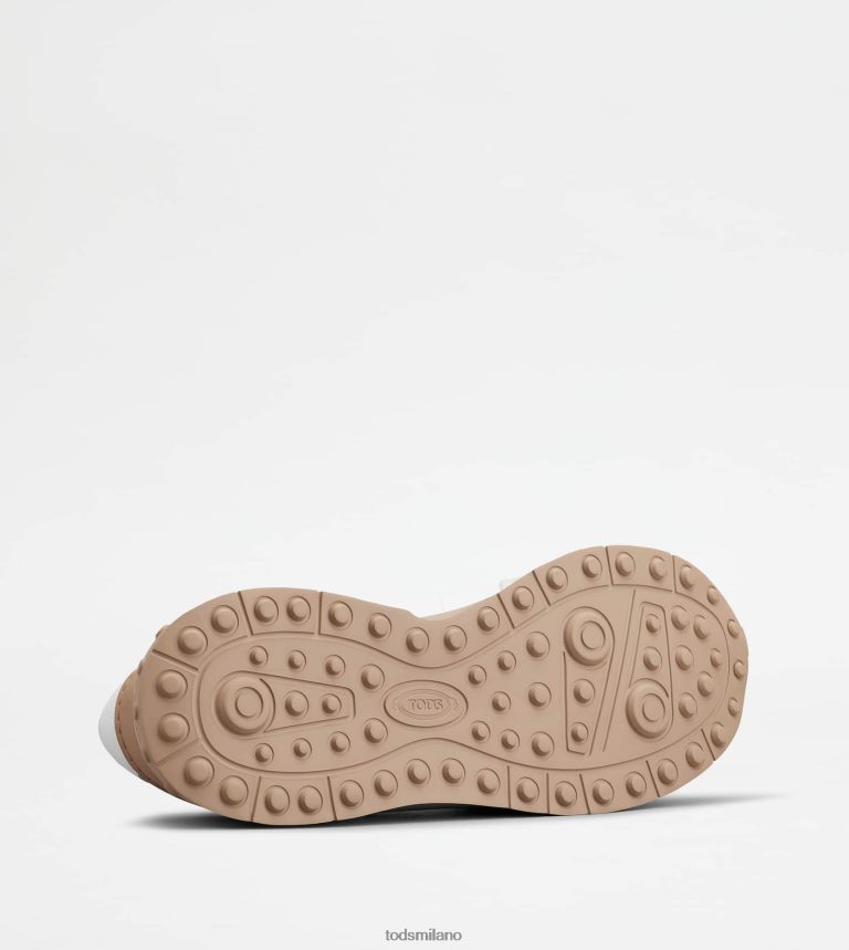uominibianco Tod's sneakers in pelle e tessuto tecnico P66X8B875