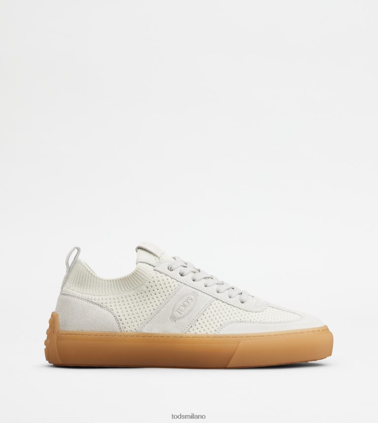uominibianco Tod's sneakers in tessuto e pelle scamosciata P66X8B855