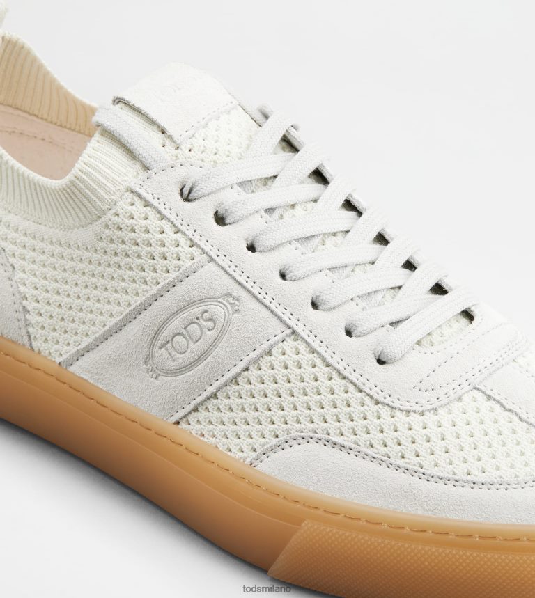uominibianco Tod's sneakers in tessuto e pelle scamosciata P66X8B855