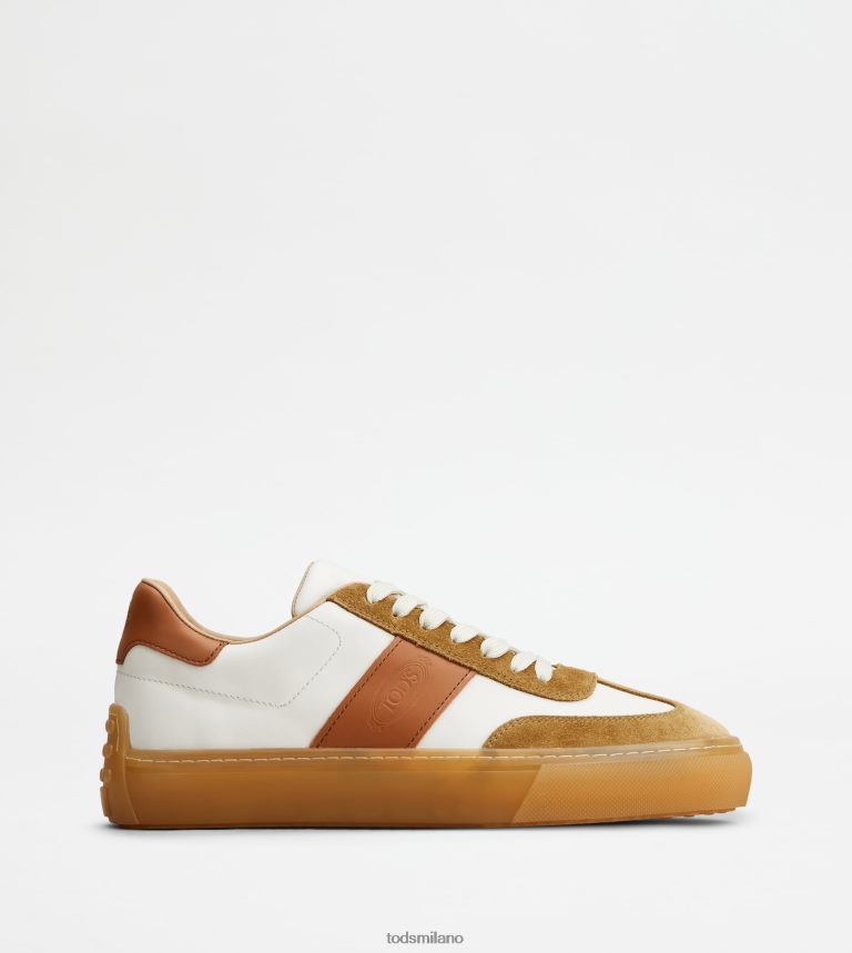 uominibianco/marrone Tod's scarpe da ginnastica in pelle P66X8B854