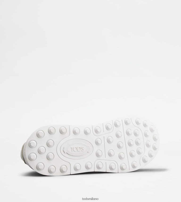 uominibianco sporco/beige/bianco Tod's sneakers in camoscio e pelle liscia P66X8B885