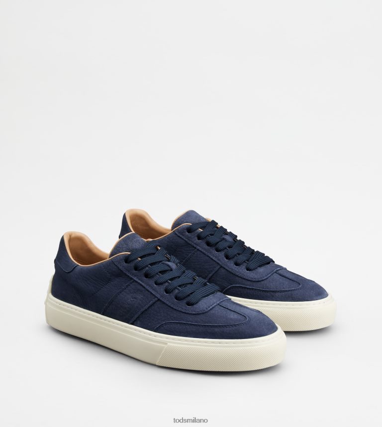 uominiblu Tod's sneakers in nabuk P66X8B847
