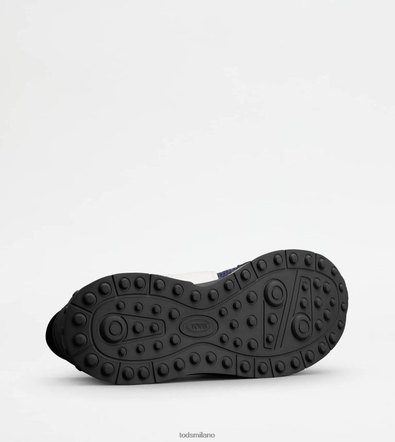 uominiblu Tod's sneakers in pelle e tessuto tecnico P66X8B879