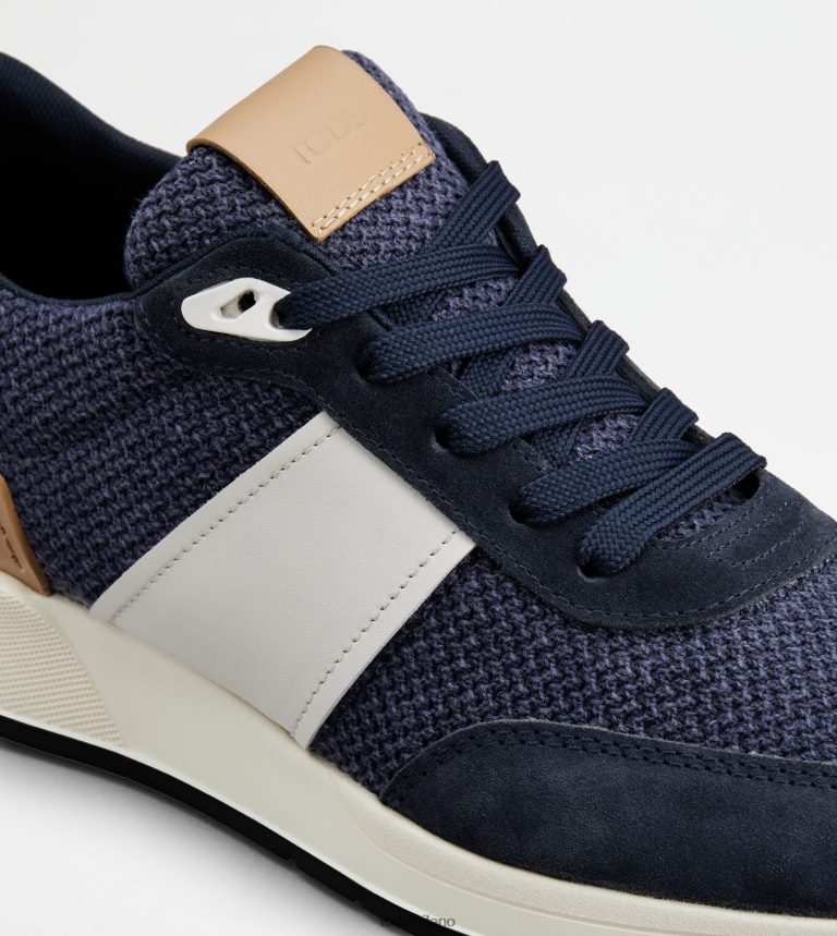 uominiblu Tod's sneakers in pelle e tessuto tecnico P66X8B879
