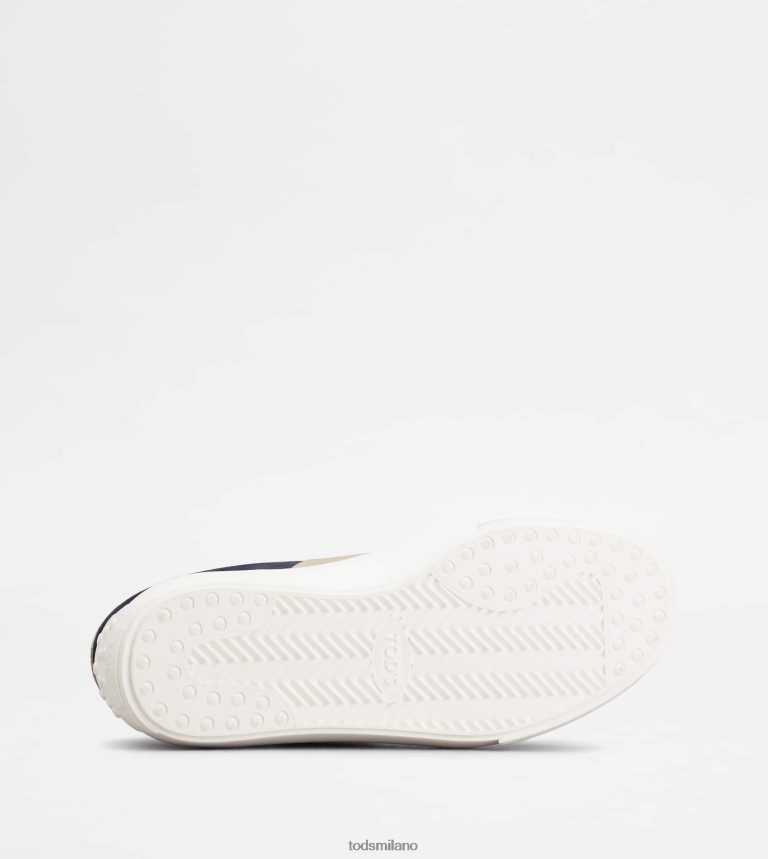 uominiblu/rosa/grigio Tod's scarpe da ginnastica in pelle scamosciata P66X8B851