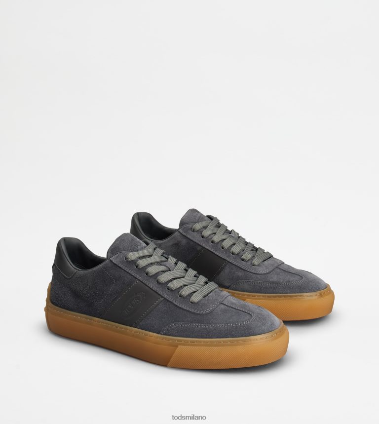 uominigrigio Tod's scarpe da ginnastica in pelle scamosciata P66X8B858