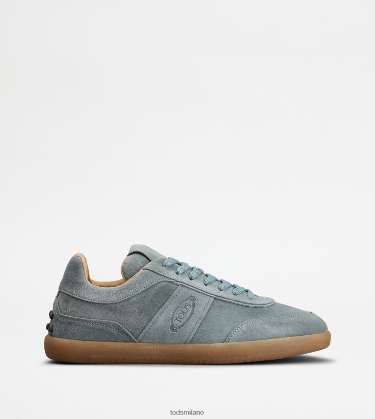 uominigrigio Tod's sneakers con linguetta in pelle scamosciata P66X8B893