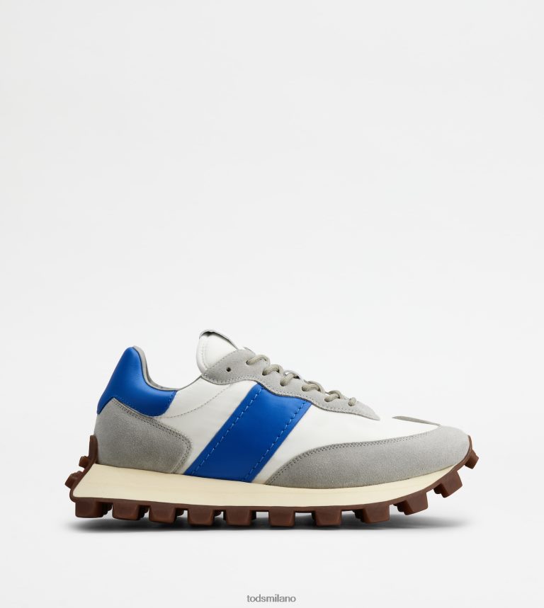 uominigrigio/bianco/blu Tod's sneakers 1t in camoscio e tessuto P66X8B864