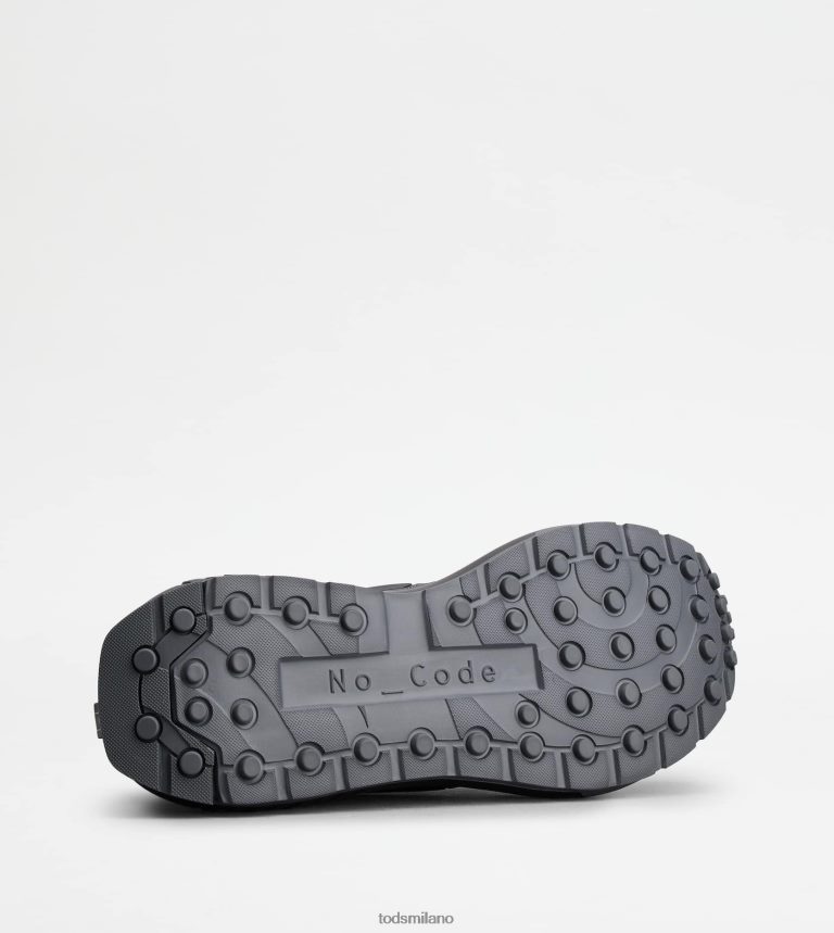 uominigrigio verde Tod's no_code j in tessuto tecnico e pelle P66X8B872